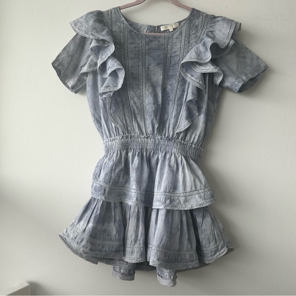 LoveShackFancy Dresses & Skirts - LoveShackFancy Natasha Dress in Washed Denim Hand Dye